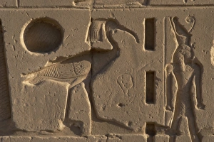 Egyptian Art. Karnak. Relief with an Ibis Egyptian Art. Karnak. Relief with an Ibis