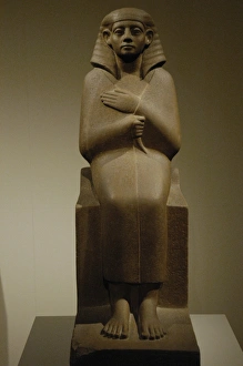 Egyptian Art. Seated statue of Chertihotep dated ca. 1850 BC Egyptian Art. Seated statue of Chertihotep dated ca. 1850 BC