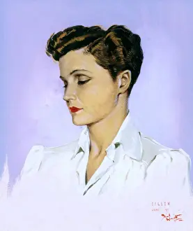 David Wright Artist Prints: Eileen Shaw by David Wright