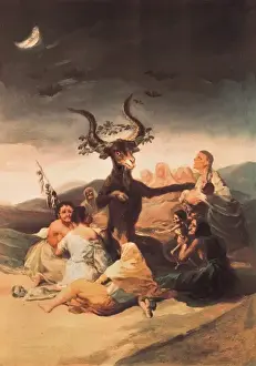 Francisco De Goya Artist Prints: El Aquelarre
