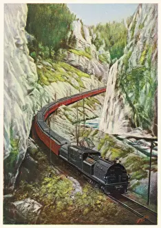 US Electric Train Print: The Olympian