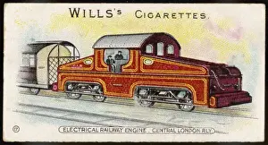Electrical Locomotive Print: A Quieter Era of Travel