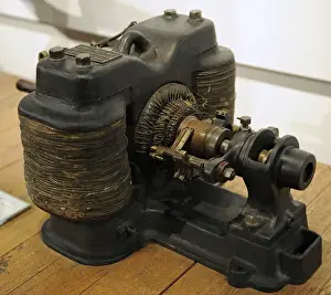 19th Century Print of an Electronic Motor