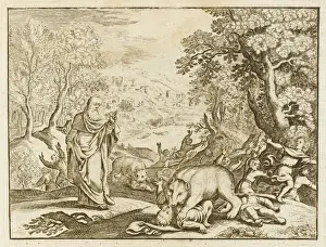 Historical Biblical Events Prints: Elisha and the Bears