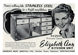 Elizabeth Ann kitchen units advertisement Elizabeth Ann kitchen units advertisement