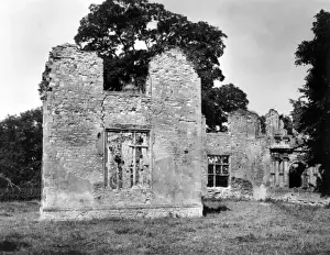 Print of Elstow Priory Ruins, Bedfordshire