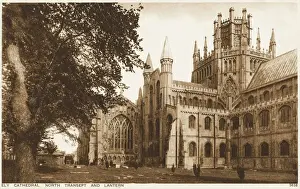 Cathedral Prints: Ely Cathedral Print, Cambridgeshire 1911