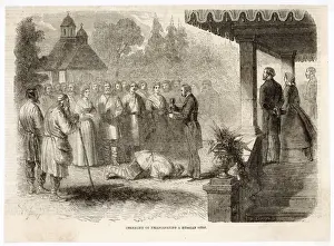 19th Century Russian Art Prints: Emancipation of a Serf