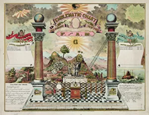 Emblematic chart and Masonic history of Free and Accepted Ma Emblematic chart and Masonic history of Free and Accepted Ma