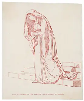 Lord Nelson Prints: Emma Hamilton Print: A Lady in Attitude