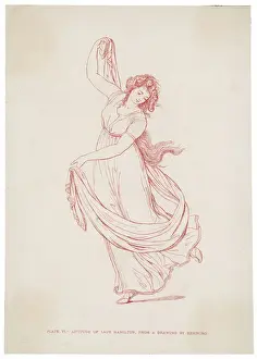 Lord Nelson Prints: Emma Hamilton Print: Lady Hamilton in a Classical Attitude