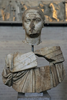 Emperor Severus Alexander (222-235 AD). Bust Emperor Severus Alexander (222-235 AD). Bust