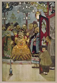 Edo Period Artwork Prints: Emperors Nightingale
