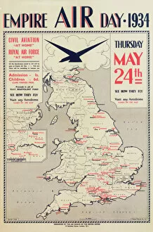 Royal Aeronautical Society Collection: Empire Air Day Poster