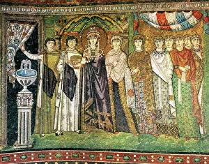 Empress Theodora. Basilica of Saint Vitale. Italy Empress Theodora. Basilica of Saint Vitale. Italy