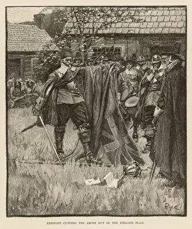 British Flag History Prints: Endicott and the Flag