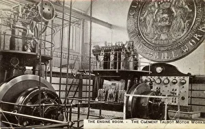 The Engine Room at the Clement-Talbot Motor Works, London The Engine Room at the Clement-Talbot Motor Works, London