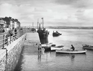 Prints of Appledore, a quaint fishing village and seaport in North Devon, situated on the estuary of the River Torridge and Taw Devon Prints: Appledore Print: A Waterfront Scene in North Devon