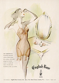 English Rose Corsetry advertisement English Rose Corsetry advertisement