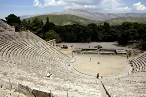UNESCO World Heritage Site Peloponnese Prints: Epidaurus Theater