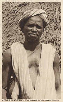 Eritrea, Africa - Man from the Danakil Lowlands Eritrea, Africa - Man from the Danakil Lowlands