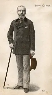 French Writer Biography Prints: Ernest Daudet