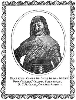 Dutch Military History Prints: Ernst Count Suys