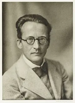 Physicist Prints: Erwin Schrodinger Print - Austrian Physicist and Quantum Mechanics Pioneer