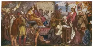 Christianity In Britain Prints: Ethelbert &^ Augustine
