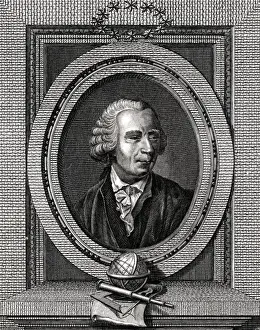 Leonhard Euler Print - Swiss Mathematician 1707-1783