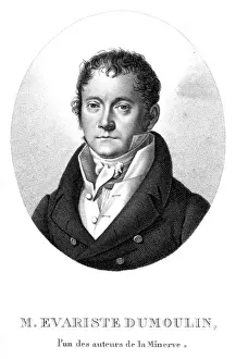Historical French Writers Prints: Evariste Dumoulin