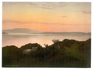 Old Coloured Prints Of England Prints: Eventide, England