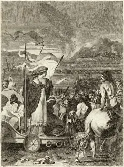 Boadicea Print: Ancient Britain's Warrior Queen