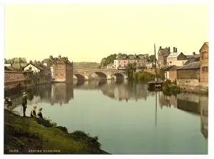 Historical Photographs England Prints: Exbridge, Exeter, England