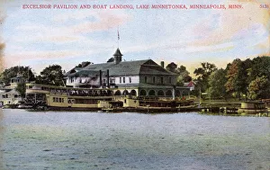 Excelsior Pavilion and Boat Landing - Lake Minnetonka, USA Excelsior Pavilion and Boat Landing - Lake Minnetonka, USA