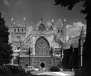 Exeter Cathedral Prints: Exeter Cathedral 1950S
