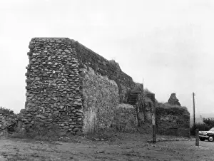 Exeter City Wall Roman Era Print, 1st century AD