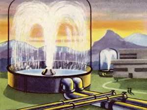 Industrial Geyser Print