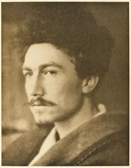 Prints of EZRA POUND American writer Ezra Pound Prints: Ezra Pound Print