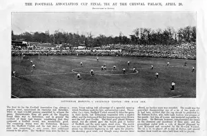 FA Cup Final 1901 Print