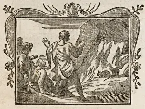 Print of The Mountain in Labour