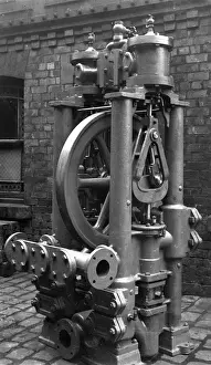 Factory Fire Pump Print, 1906