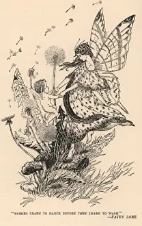 Fairies learn to dance Print, 1920s