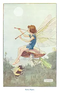 Constance Symonds Print: Fairyland Scene, 1918
