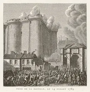Fall of the Bastille Print: Storming with Pix-axes