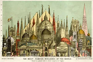 The most famous buildings of the world 1885 The most famous buildings of the world 1885