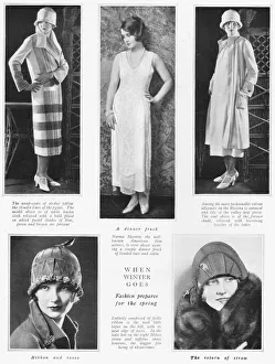 Fashion examples of prepartion for the Spring, 1925 Fashion examples of prepartion for the Spring, 1925