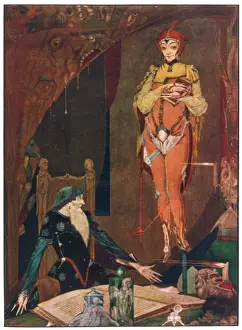 Print of Faust and Mephistopheles: A Youthful Bargain