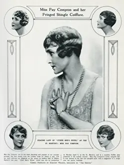 Fay Compton 1928 Print: English Actress