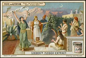 Jewish Religion History Prints: Feast of Tabernacles